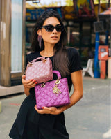 Borsa Flat Missy Media Rosa Marc Ellis