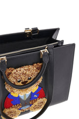 Borsa MARVIN TOTE BAG Nera – Rue Madam Paris | Eco-pelle Made in Italy