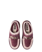 Ciabatta Bounce Clog Metal Logo bordeaux Mou