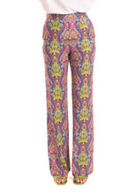 Carica l&#39;immagine nel visualizzatore di Gallery, Pantalone a palazzo multicolor Gaelle Paris