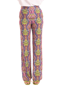 aaaaaPantalone a palazzo multicolor Gaelle Paris