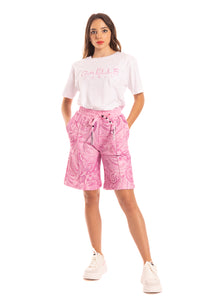 aaaaaBermuda rosa stampa paisley Gaelle Paris