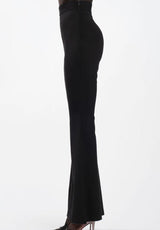 Pantalone nero a zampa Silence Limited