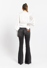 Jeans Gisele flare nero Vicolo