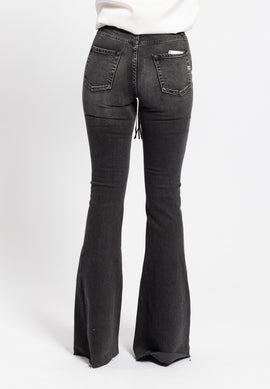 Jeans Gisele flare nero Vicolo