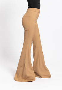 aaaaaPantalone Flared Loren cammello Aniye By