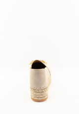 Espadrilles beige con accessorio prezioso Fiorina