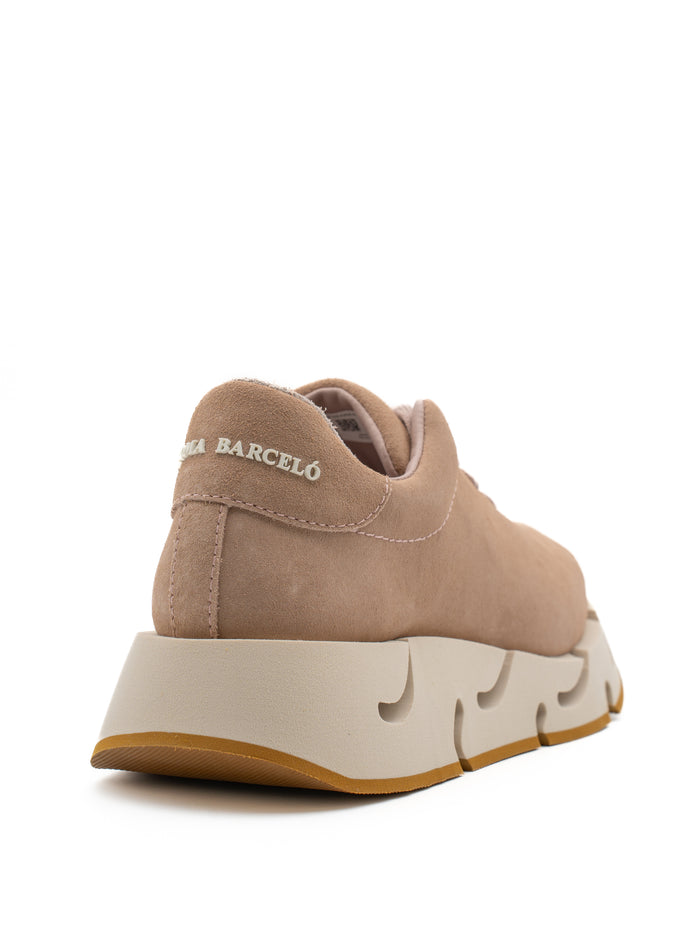 Sneaker Platform Paloma Barceló Pia Suede – Pelle Scamosciata Rosa Makeup