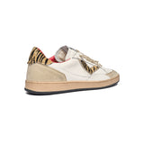 4B12 Playnew D229 – Sneaker Donna Bianco / Leo / Oro