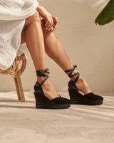 Zeppa in corda total black Manebì