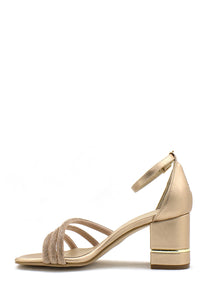 aaaaaSandalo oro rosa Melisa con tacco Tsakiris Mallas