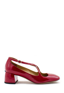 aaaaaPump Two for Love vernice rossa A.Bocca