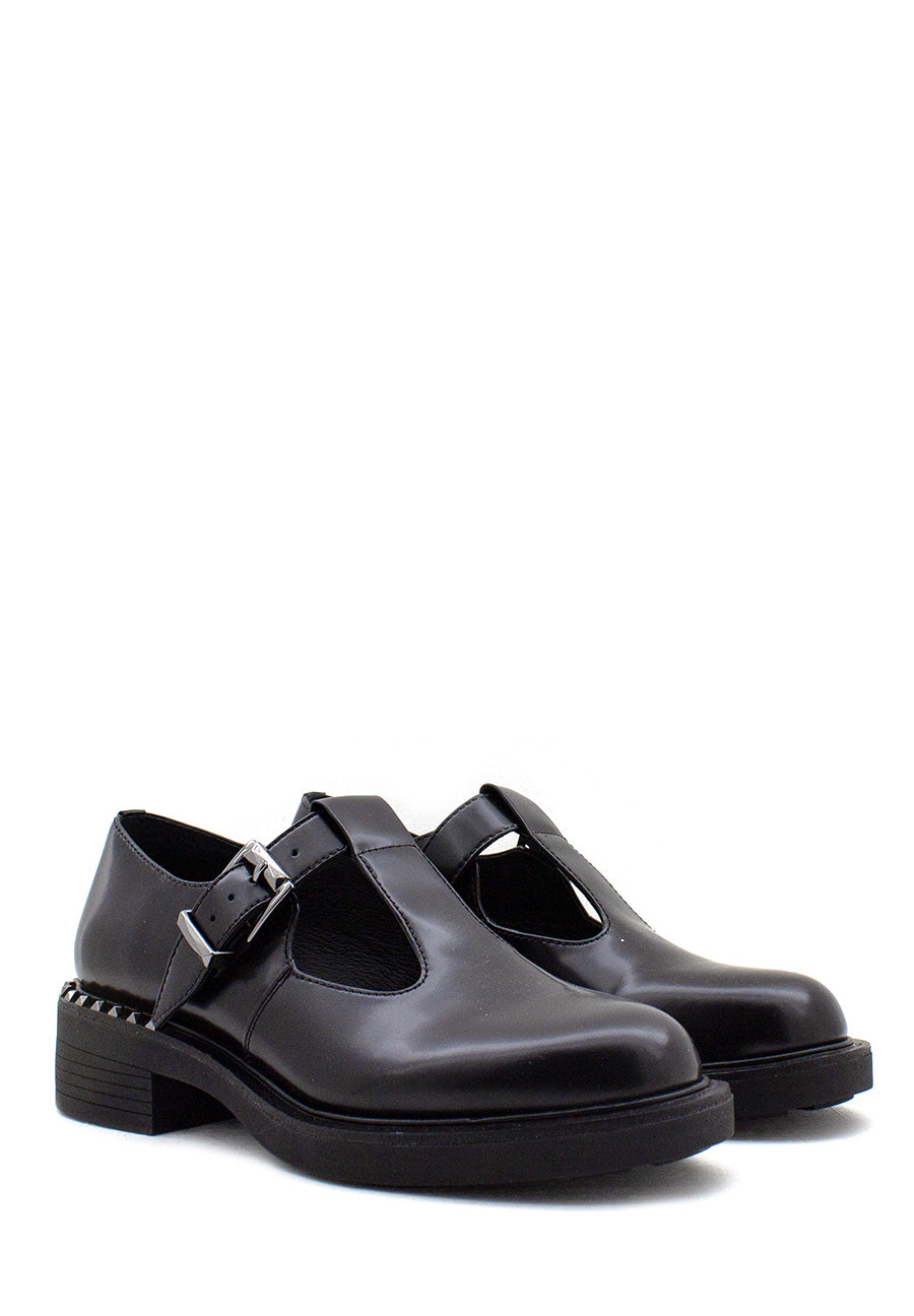 Scarpa Funk nera con occhielli Ash