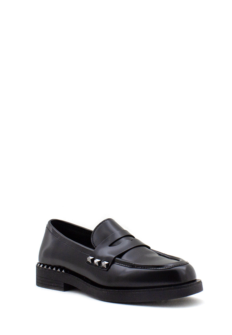 Mocassino Whisper stud nero Ash