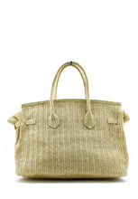 Carica l&#39;immagine nel visualizzatore di Gallery, Shopper due manici in rafia Mia Bag