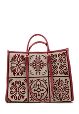 Shopper Lisbona in tessuto rosso minerale My Best Bag