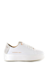 Sneaker bianca con retro platino Alexander Smith