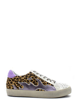 Carica l&#39;immagine nel visualizzatore di Gallery, Sneaker Gamin in stampa fiamma lilla BIBI LOU