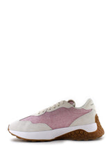 Sneaker Nataly avorio e rosa Emanuelle Vee