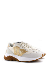 Sneaker Nataly avorio e oro Emanuelle Vee