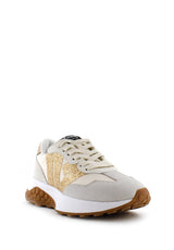 Sneaker Nataly avorio e oro Emanuelle Vee