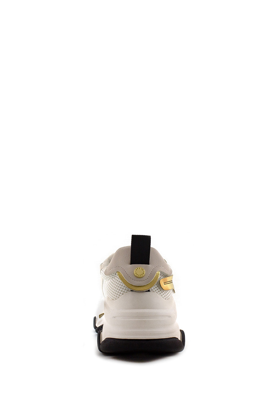 Sneaker Possession bianca beige oro Steve Madden