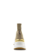 Carica l&#39;immagine nel visualizzatore di Gallery, Sneaker calzino Zoe lurex beige Emanuelle Vee