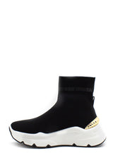 Sneaker calzino Zoe lurex nero Emanuelle Vee