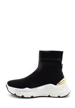 Carica l&#39;immagine nel visualizzatore di Gallery, Sneaker calzino Zoe lurex nero Emanuelle Vee