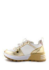 Sneaker alta Bea oro laminato Emanuelle Vee