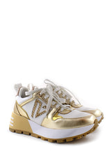 Sneaker alta Bea oro laminato Emanuelle Vee