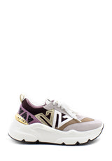 Sneaker Zoe tortora e prugna Emanuelle Vee