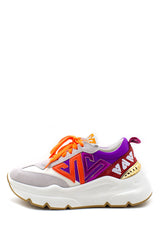 Sneaker Zoe viola e arancio Emanuelle Vee