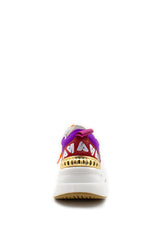 Sneaker Zoe viola e arancio Emanuelle Vee