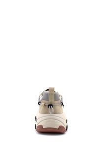 aaaaaSneaker Extra in tecnico beige e grigio Ash