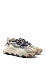 Carica l&#39;immagine nel visualizzatore di Gallery, Sneaker Extra in tecnico beige e grigio Ash