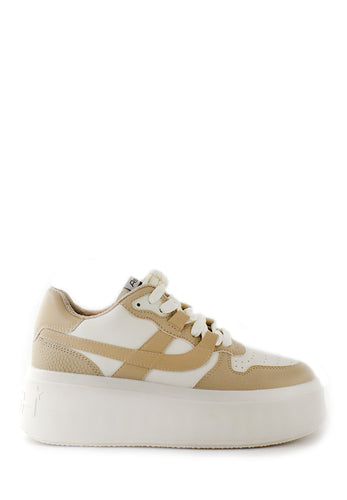 Sneaker Match beige e bianca Ash