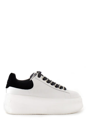 Sneaker Moby bianca e nera Ash