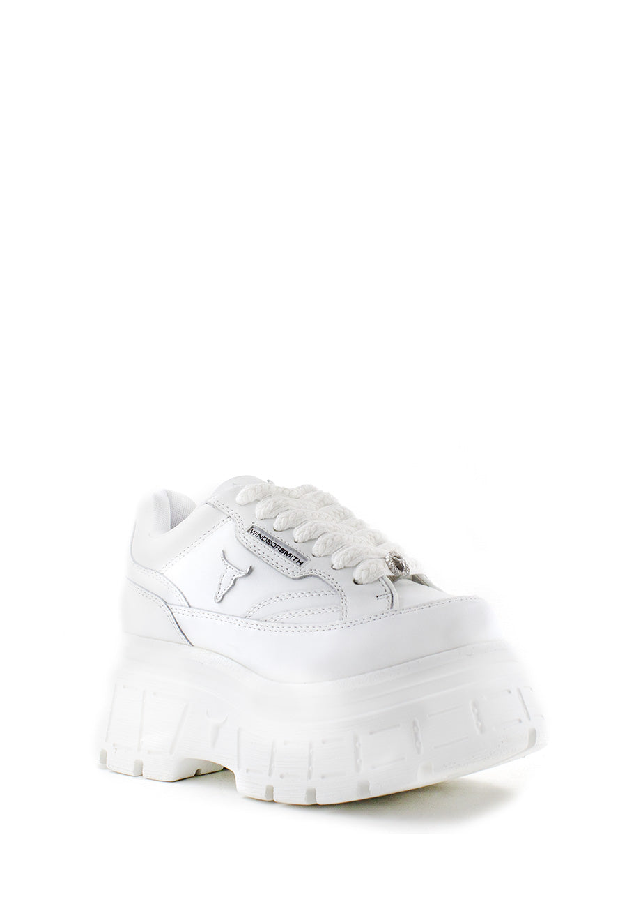 Sneaker bianca Swerve con platform Windsor Smith