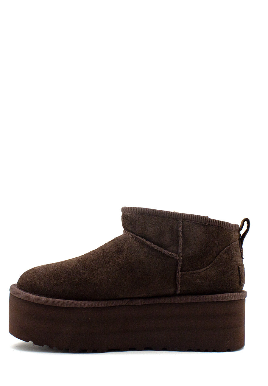 Tronchetto Ultra Mini Platform testa di moro UGG