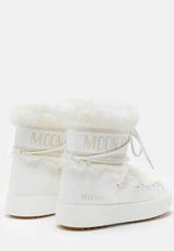 Moon Boot LTrack Tube Faux Fur bianco Moon Boot