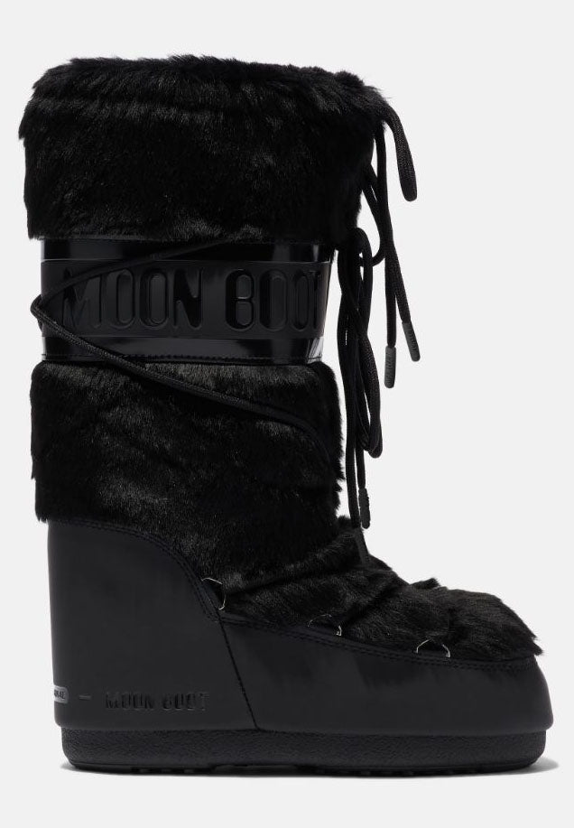 Moon Boot Faux Fur Nero Moon Boot