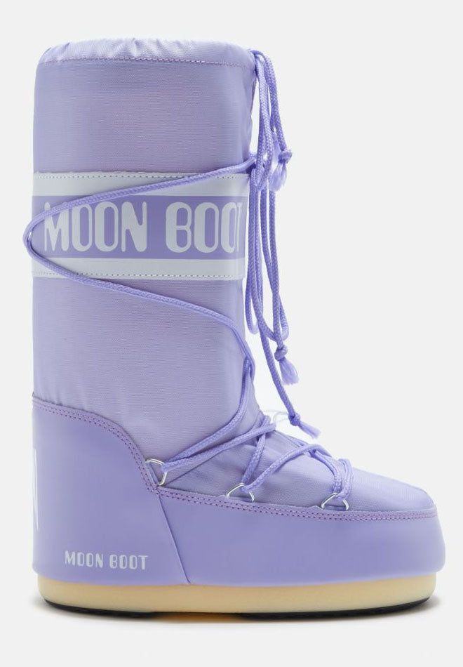 Moon Boot Icon Nylon lilla Moon Boot