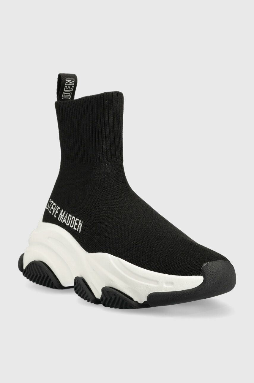 Sneaker Calzino  nero fondo running Steve Madden
