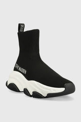 Sneaker Calzino  nero fondo running Steve Madden