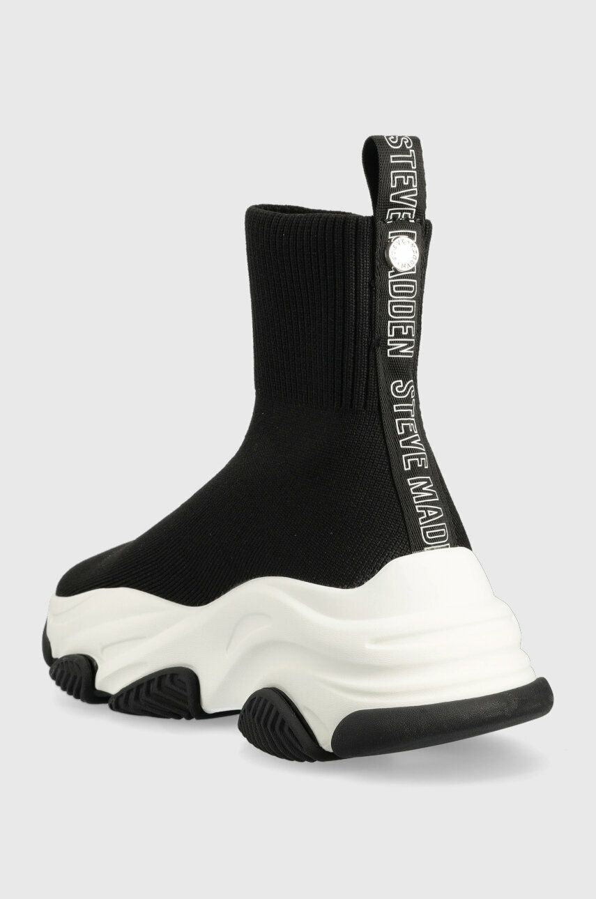 Sneaker Calzino  nero fondo running Steve Madden