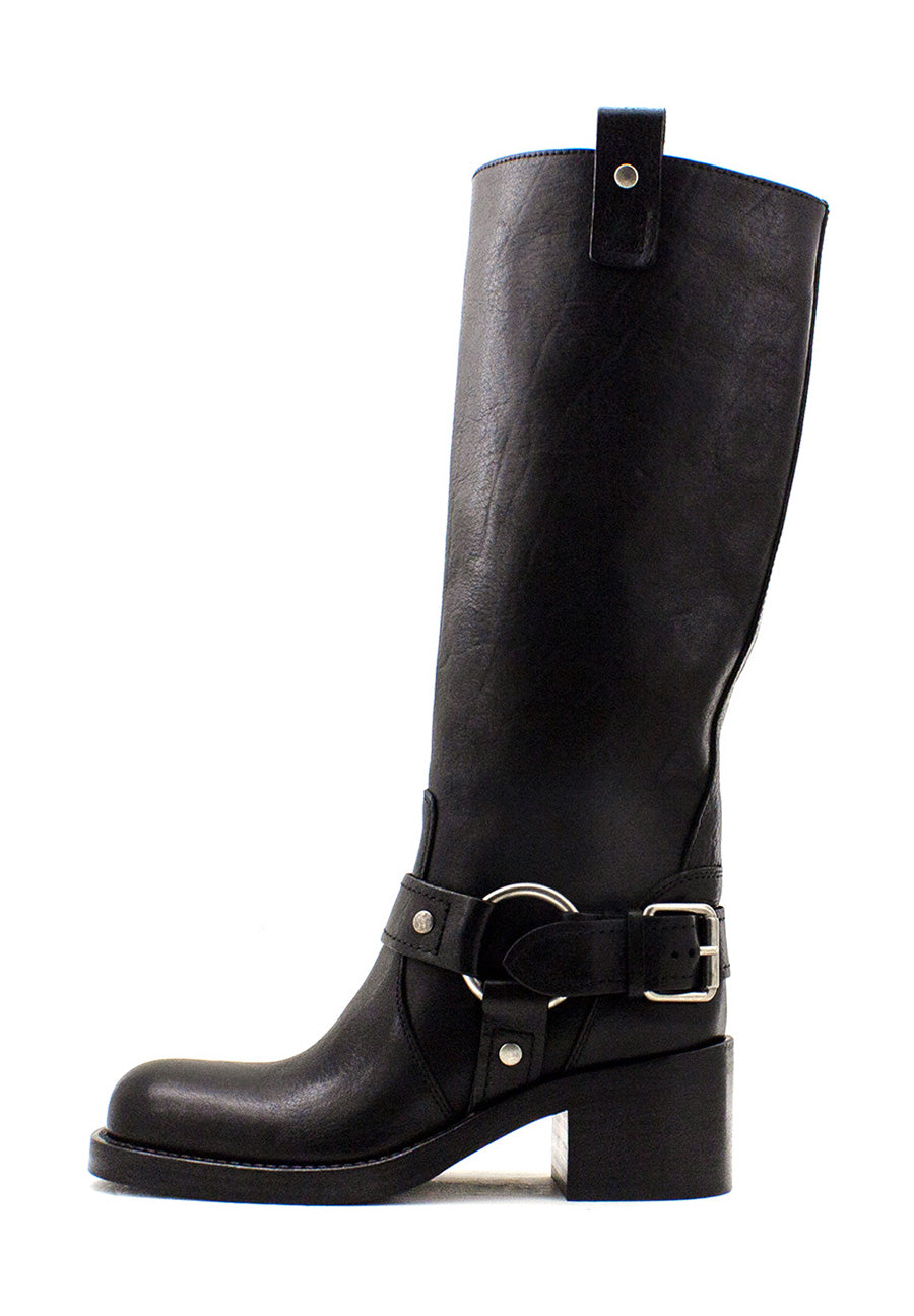 Stivale Scorpio nero con fibbia Ash