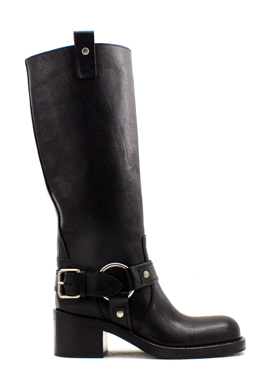 Stivale Scorpio nero con fibbia Ash