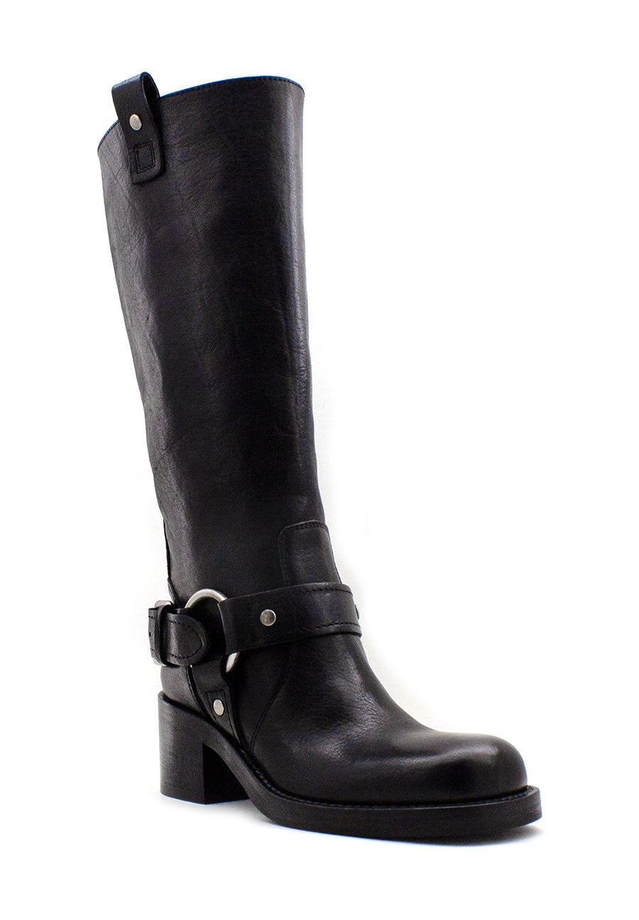 Stivale Scorpio nero con fibbia Ash