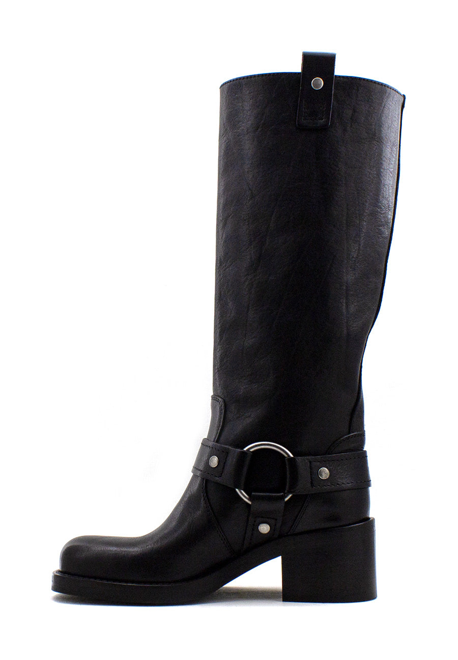 Stivale Scorpio nero con fibbia Ash